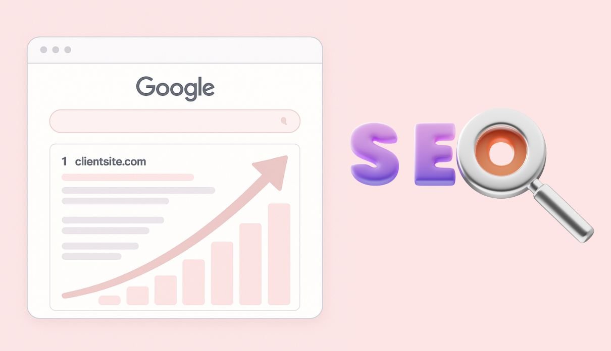Naša usluga SEO optimizacije pomaže vam da zauzmete ključne pozicije i pretvorite organski promet u stvarne kupce, bez trošenja budžeta na svaku posjetu.